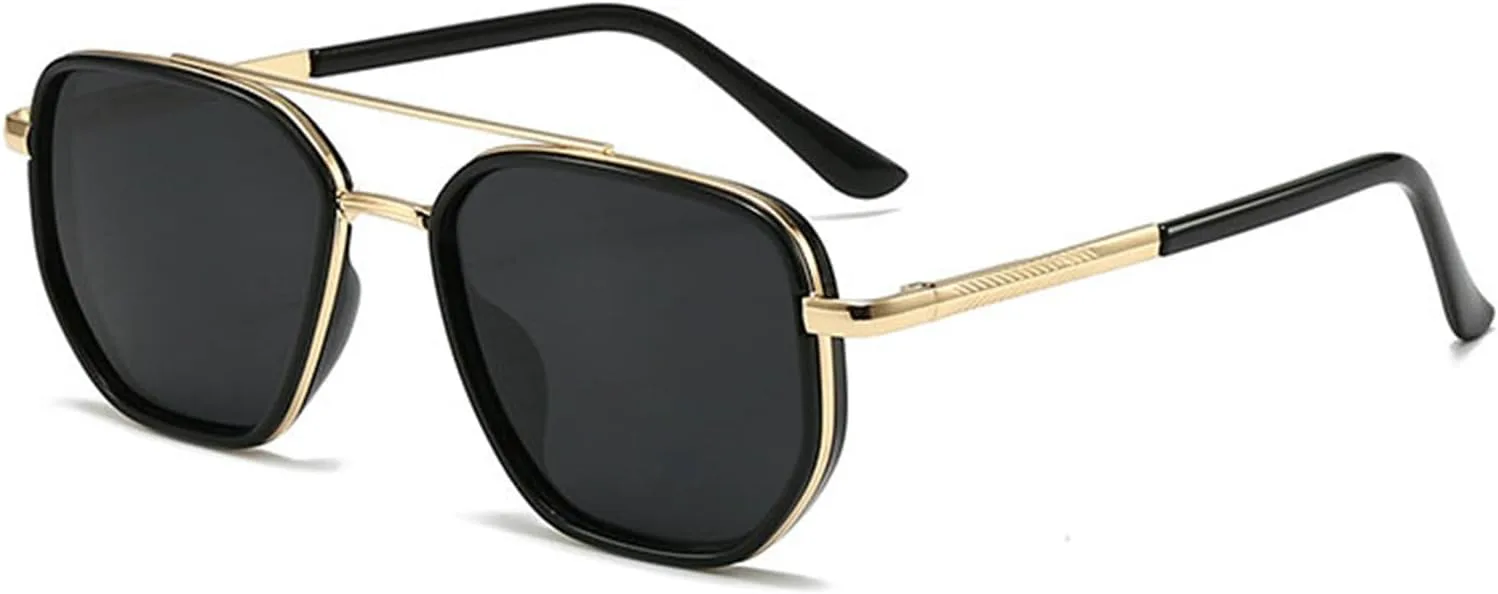 Солнцезащитные очки Willochra Vintage Polarized Pilot для женщин, квадратная оправа с двойной перемычкой, солнцезащитные очки для вождения и путешествий, C1
Солнцезащитные очки Willochra Vintage Polarized Pilot для женщин, квадратная оправа с двойной перемычкой, солнцезащитные очки для вождения и путешествий, C1