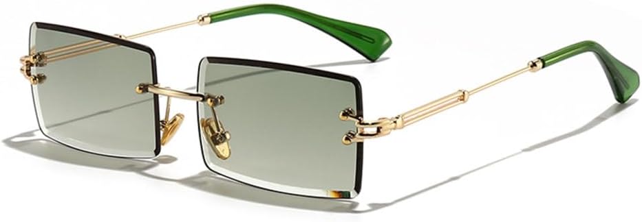 LVTFCO Модные маленькие прямоугольные солнцезащитные очки, стильные женские и мужские, без оправы, для велоспорта, ретро, защита от УФ-излучения UV400, C6gold Greengray
LVTFCO Модные маленькие прямоугольные солнцезащитные очки, стильные женские и мужские, без оправы, для велоспорта, ретро, защита от УФ-излучения UV400, C6gold Greengray