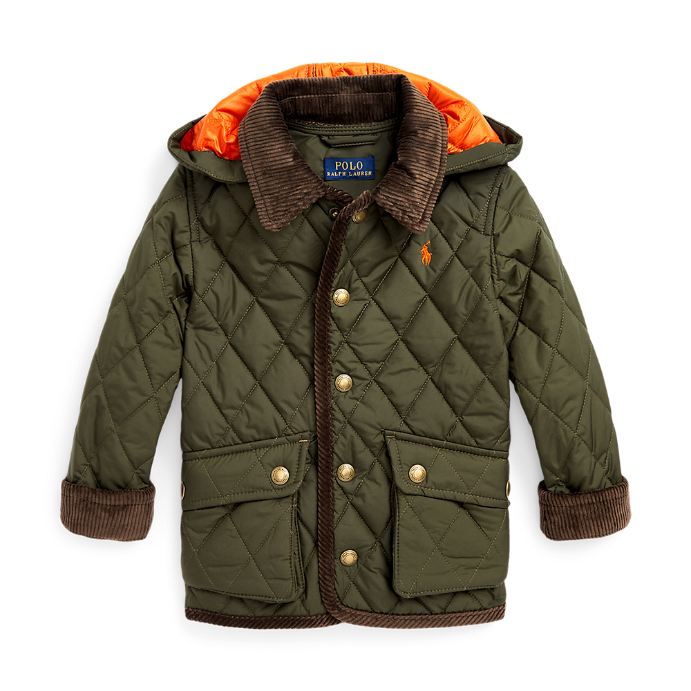 Куртки Пальто Зеленые Детские Polo Ralph Lauren 
Куртки Пальто Зеленые Детские Polo Ralph Lauren