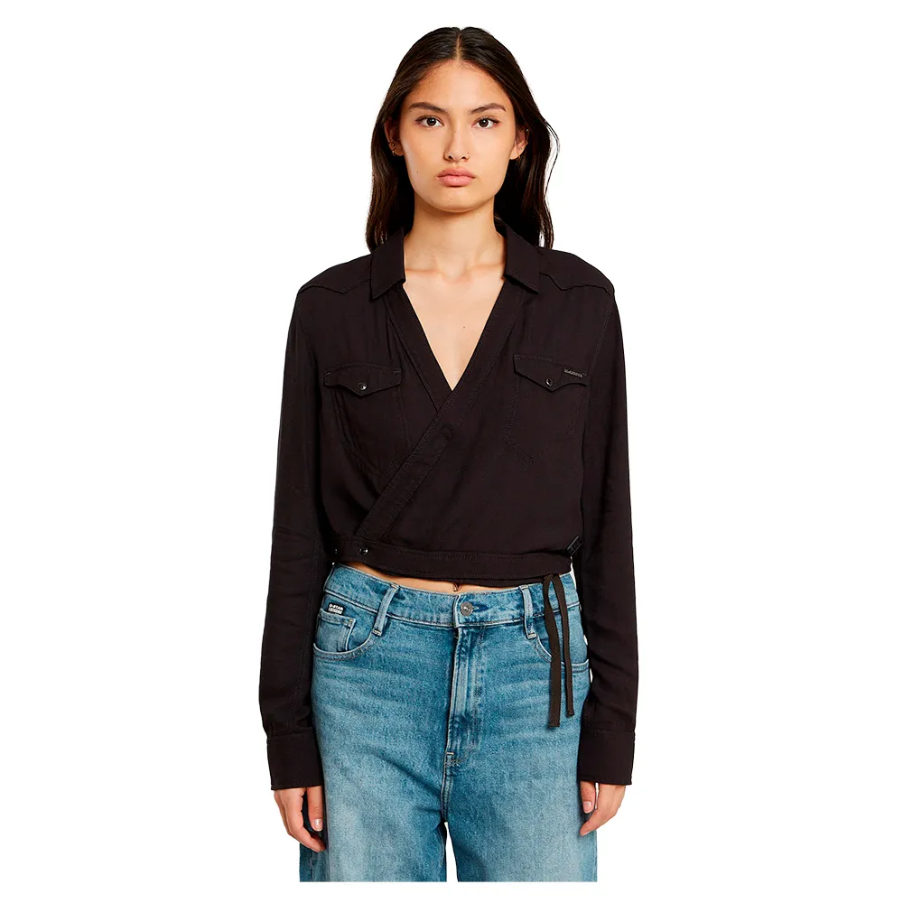 Рубашка с длинным рукавом G-Star Tacoma Wrap, черный
Рубашка с длинным рукавом G-Star Tacoma Wrap, черный