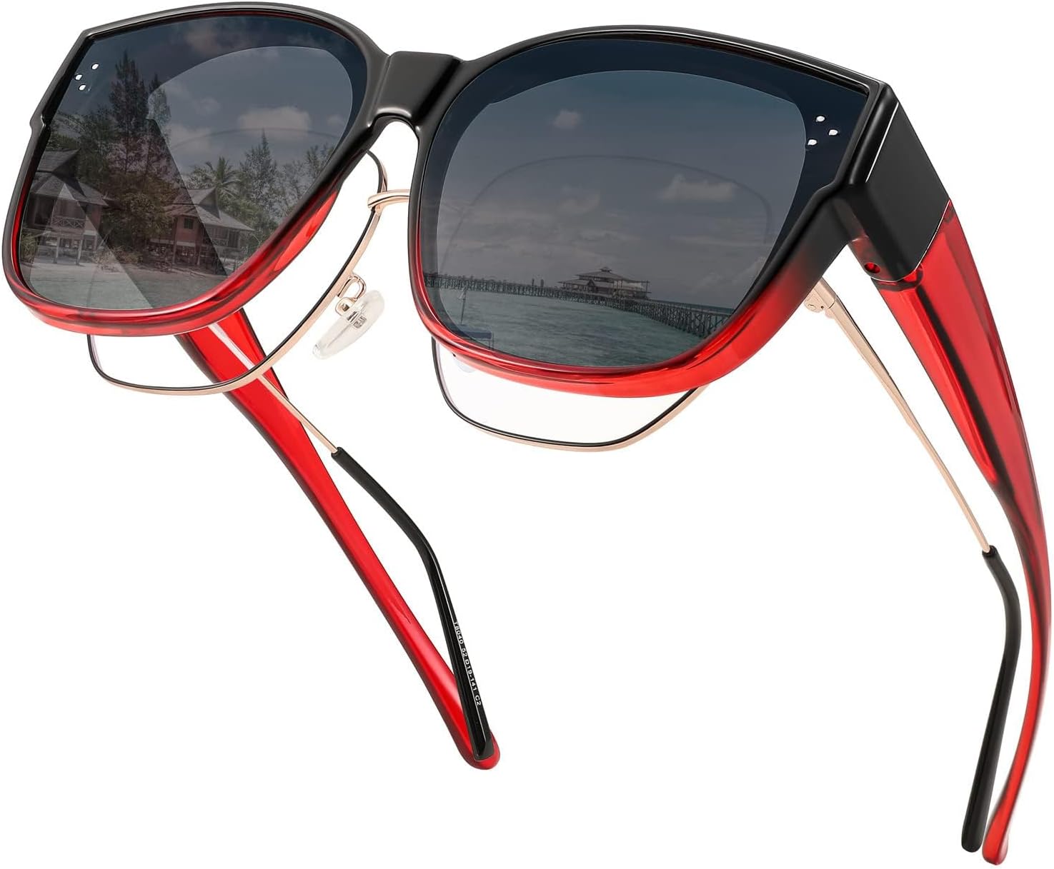 FEISEDY Поляризованные солнцезащитные очки для женщин и мужчин, размер XXL, увеличенный квадратный «кошачий глаз», модные, надеваются поверх очков, B2849, Wine Frame & Grey Lens
FEISEDY Поляризованные солнцезащитные очки для женщин и мужчин, размер XXL, увеличенный квадратный «кошачий глаз», модные, надеваются поверх очков, B2849, Wine Frame & Grey Lens