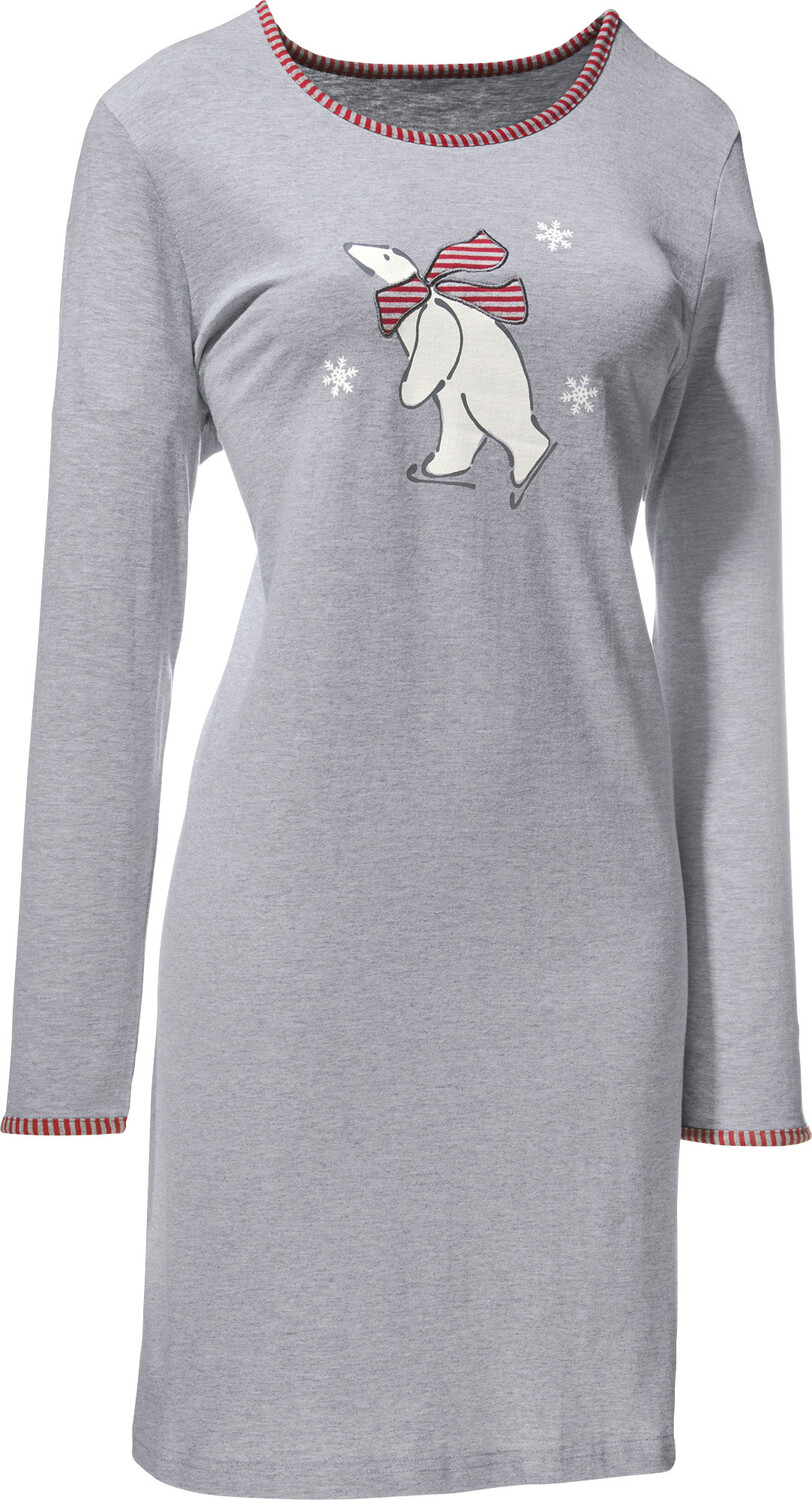 Ночная рубашка Erwin Müller, цвет grau meliert
Ночная рубашка Erwin Müller, цвет grau meliert