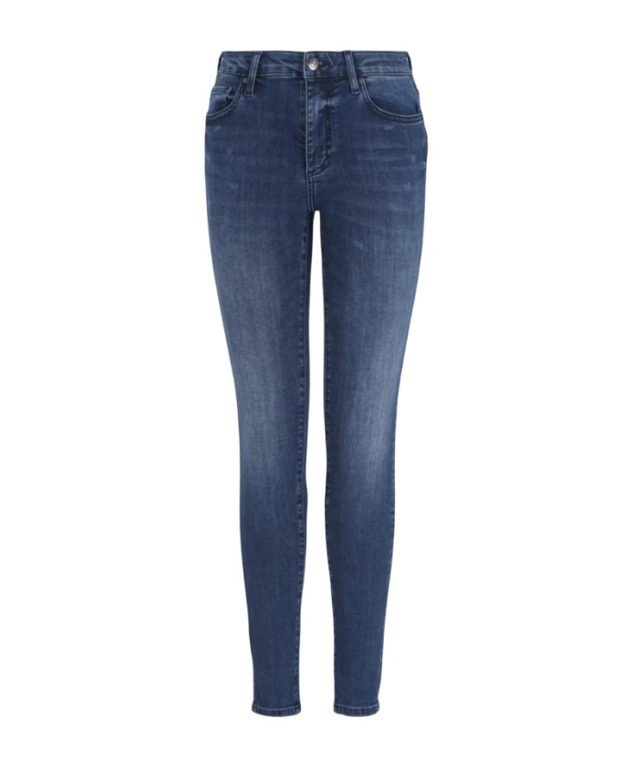 Синие очень узкие джинсы из эластичного денима Armani Exchange, синий
Синие очень узкие джинсы из эластичного денима Armani Exchange, синий