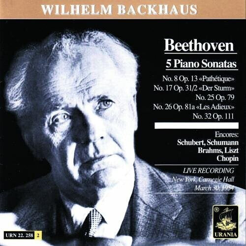 CD диск Beethoven / Backhaus: 5 Piano Sonatas
CD диск Beethoven / Backhaus: 5 Piano Sonatas