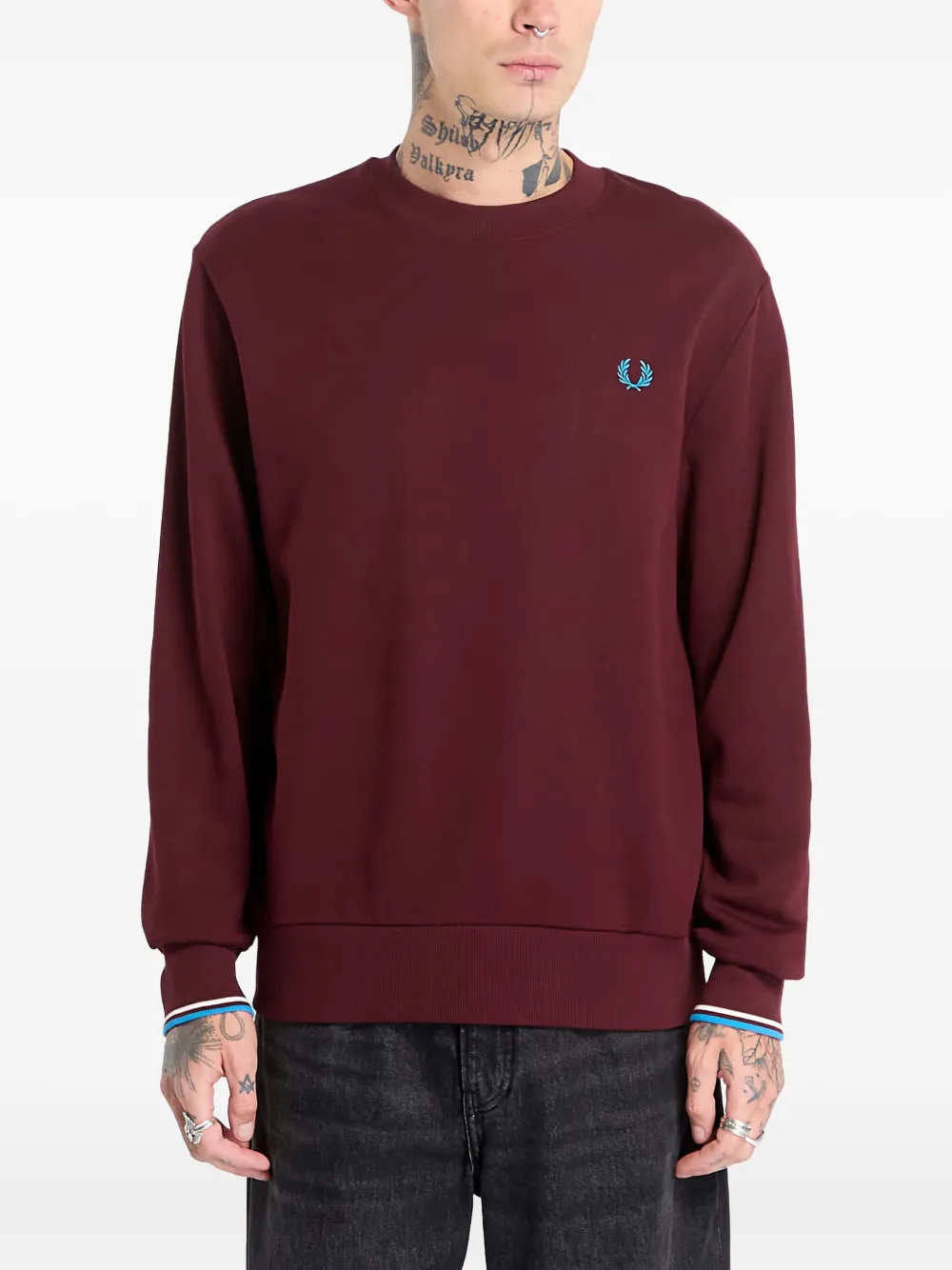 Свитшот с логотипом и круглым вырезом Fred Perry, красный
Свитшот с логотипом и круглым вырезом Fred Perry, красный