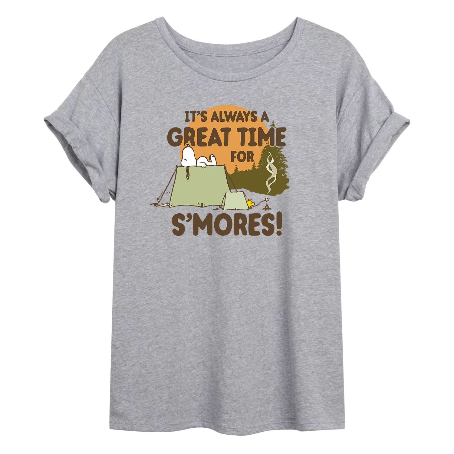 Детская большая футболка с рисунком Peanuts Snoopy "Time For Smores" Licensed Character
Детская большая футболка с рисунком Peanuts Snoopy "Time For Smores" Licensed Character