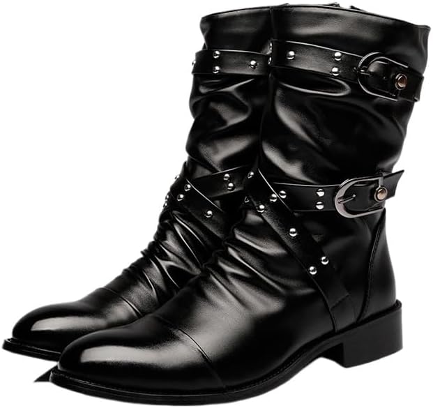Мужские мотоциклетные ботинки, боевые повседневные ботинки для мужчин, стильный дизайн с пряжкой, рыцарские ботинки Hhhchpm, черный
Мужские мотоциклетные ботинки, боевые повседневные ботинки для мужчин, стильный дизайн с пряжкой, рыцарские ботинки Hhhchpm, черный