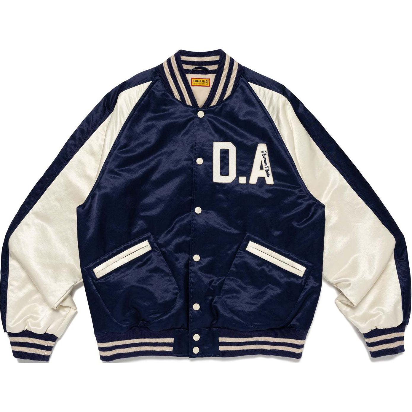 HUMAN MADE Атласная бомбер-куртка, Marine Blue
HUMAN MADE Атласная бомбер-куртка, Marine Blue