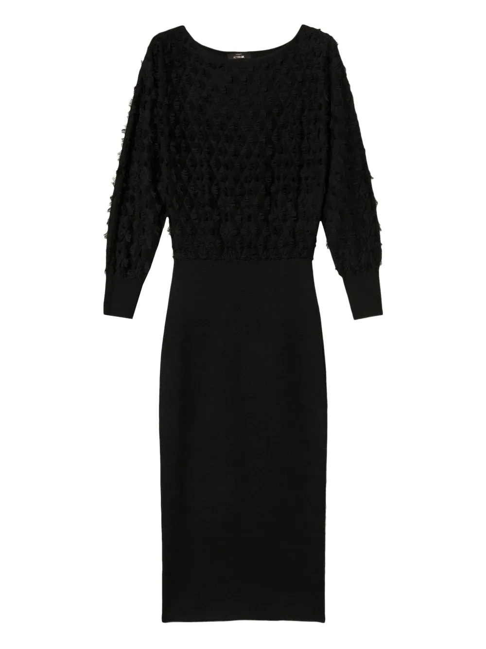 Платье миди с бахромой TWINSET, черный
Платье миди с бахромой TWINSET, черный