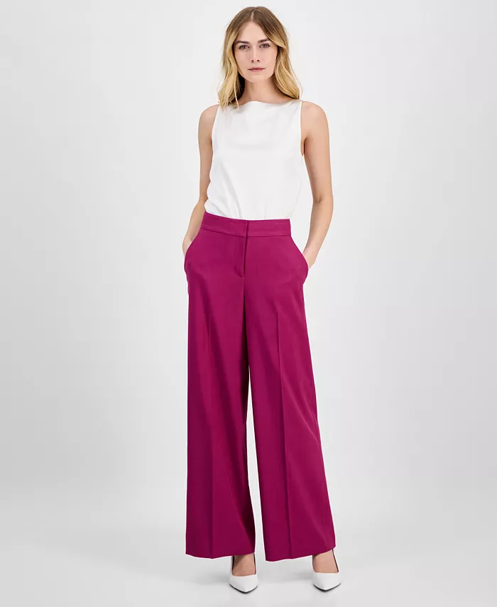 Женские брюки с широкими штанинами Tahari ASL, розовый
Женские брюки с широкими штанинами Tahari ASL, розовый