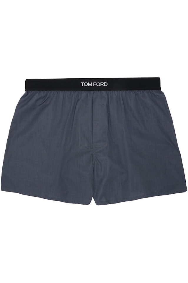 Tom Ford Серые хлопковые боксеры
Tom Ford Серые хлопковые боксеры