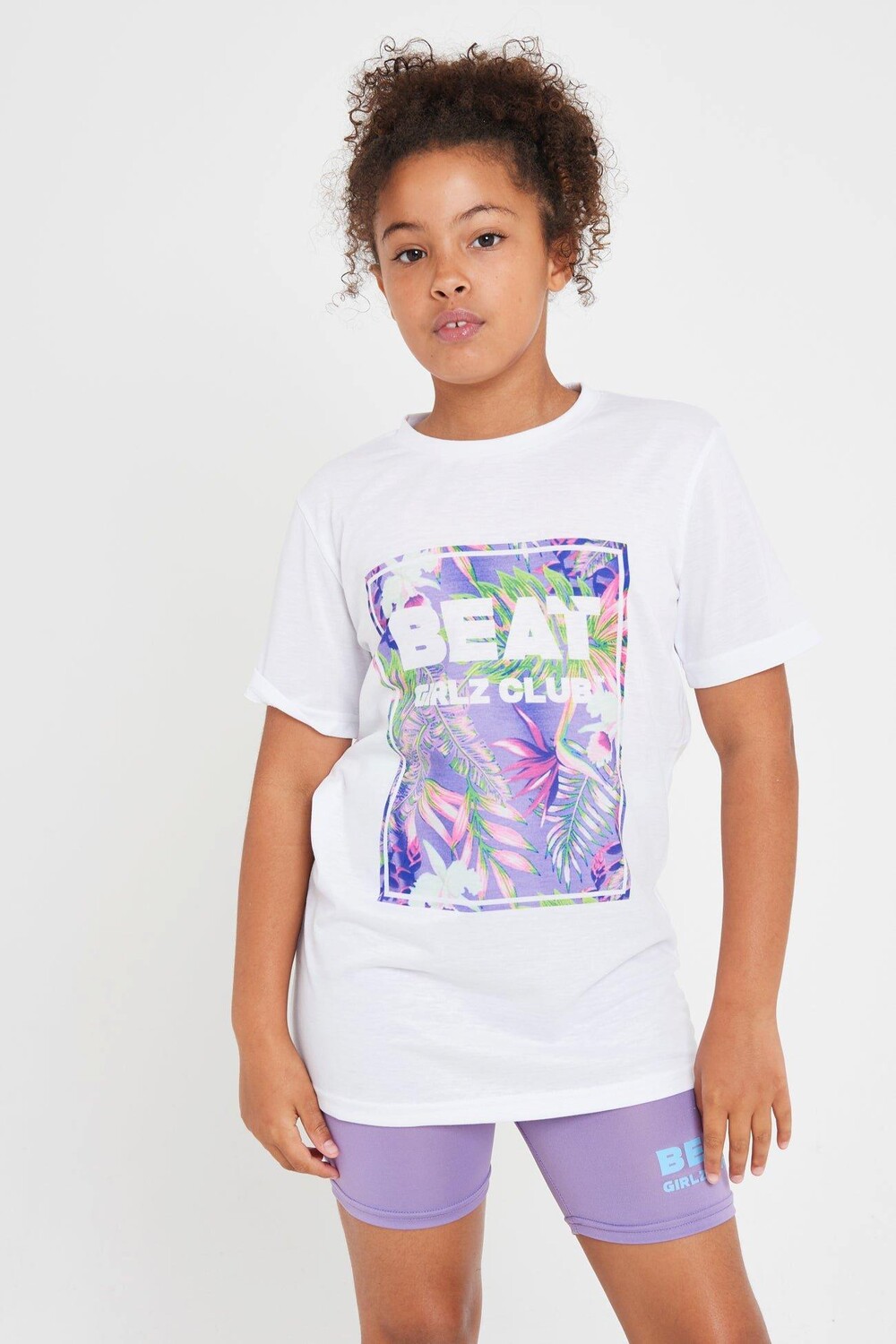 Футболка с принтом логотипа для девочек Beat Girlz Club, белый
Футболка с принтом логотипа для девочек Beat Girlz Club, белый
