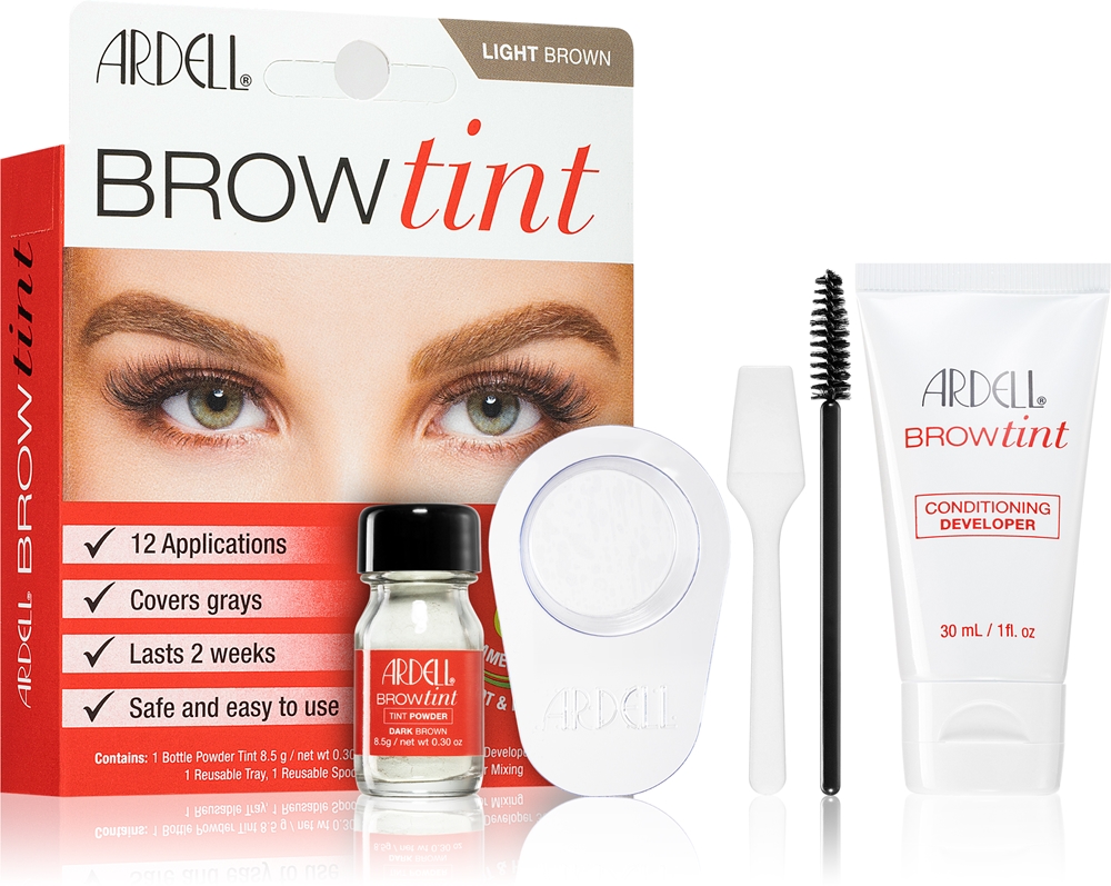 Краска для бровей Brow Tint Ardell, atspalvis light brown
Краска для бровей Brow Tint Ardell, atspalvis light brown