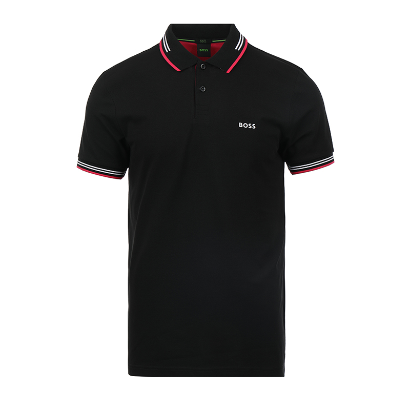 HUGO BOSS Мужская черная поло SS24
HUGO BOSS Мужская черная поло SS24