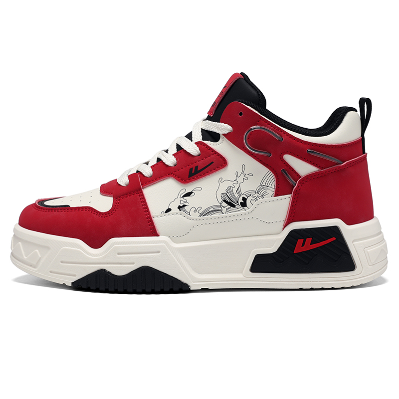 Высокие кроссовки для скейтбординга Unisex, увеличивающие рост, износостойкие и легкие WARRIOR, бежевый красный
Высокие кроссовки для скейтбординга Unisex, увеличивающие рост, износостойкие и легкие WARRIOR, бежевый красный