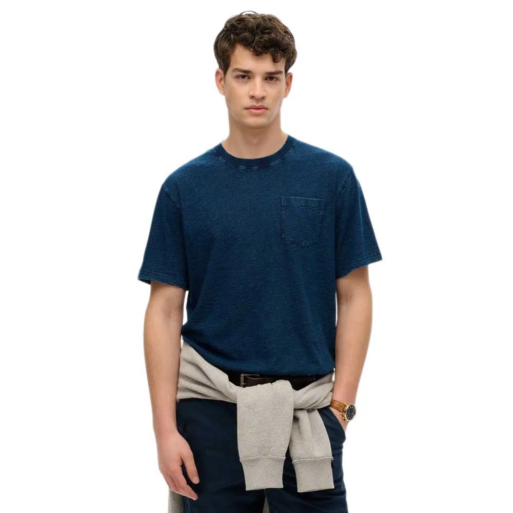 Футболка с коротким рукавом Superdry Merchant Pocket, синий 
Футболка с коротким рукавом Superdry Merchant Pocket, синий