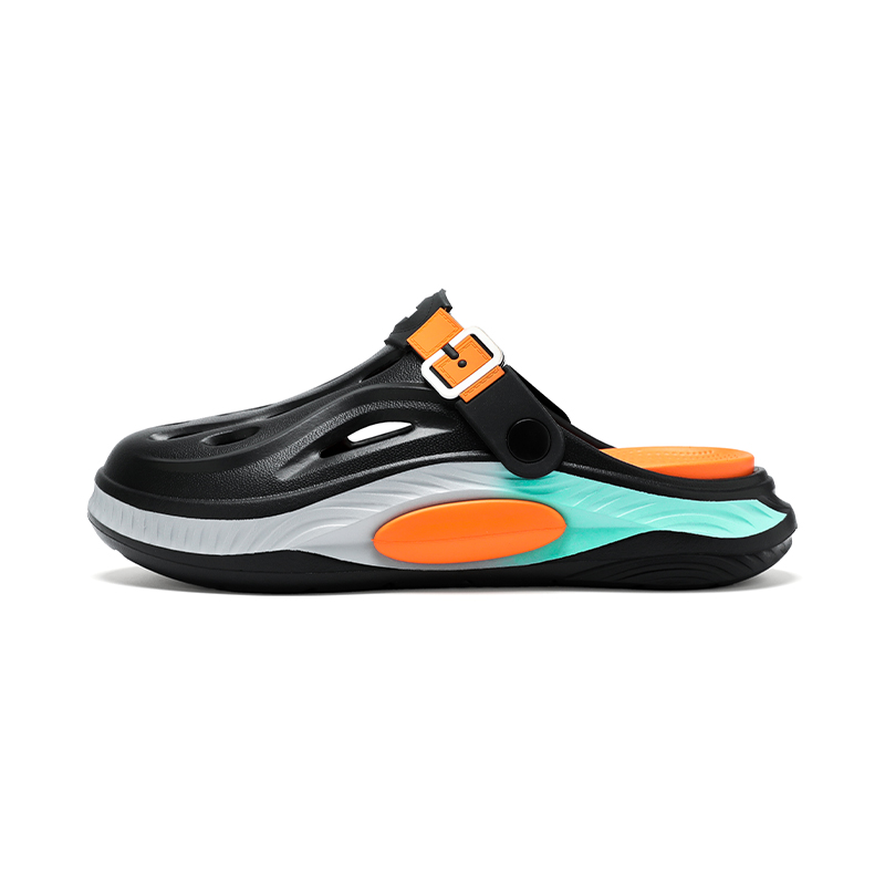 Jinho Клоги унисекс черно-оранжевые, цвет Black Orange 
Jinho Клоги унисекс черно-оранжевые, цвет Black Orange