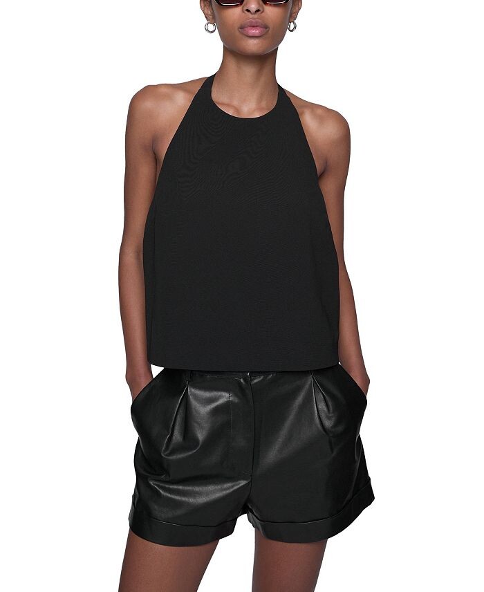 Топ Jovie с поясом и бретелькой через шею Rebecca Minkoff, черный
Топ Jovie с поясом и бретелькой через шею Rebecca Minkoff, черный