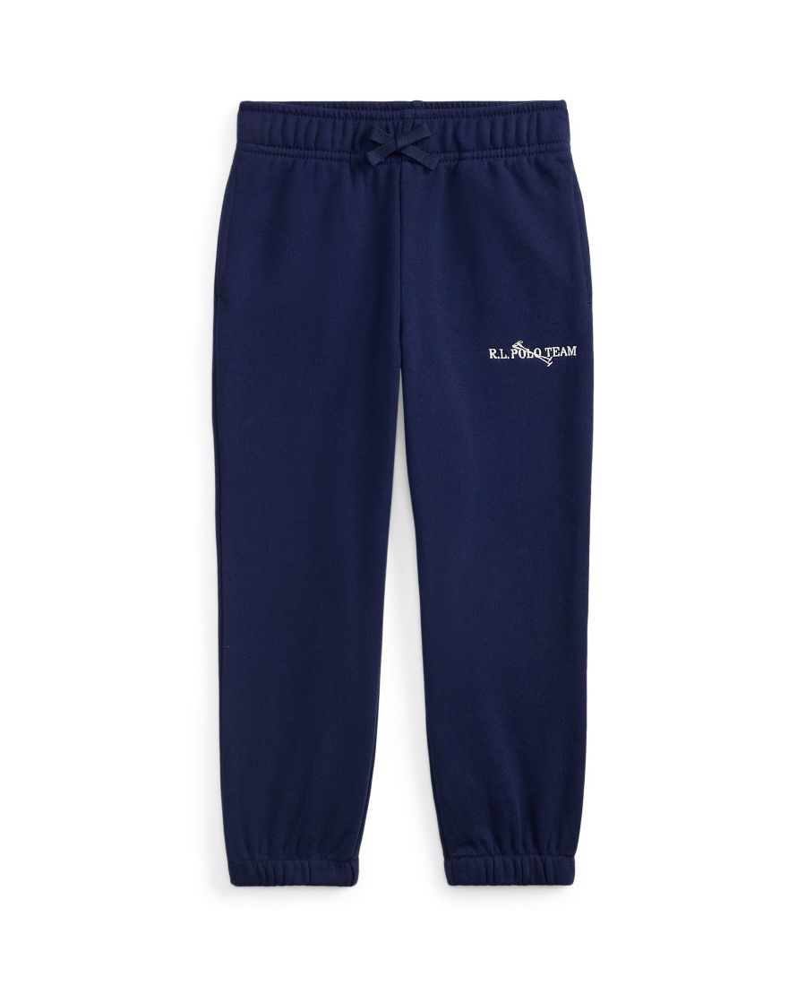 Детские спортивные штаны из французской махровой ткани с логотипом (для мальчиков 2-7 лет) Polo Ralph Lauren, Newport Navy
Детские спортивные штаны из французской махровой ткани с логотипом (для мальчиков 2-7 лет) Polo Ralph Lauren, Newport Navy