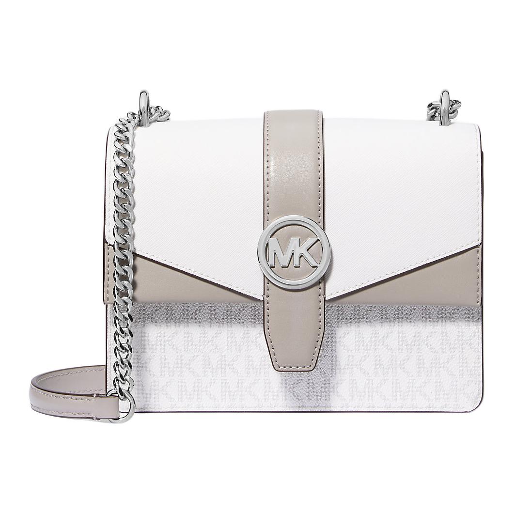 MICHAEL KORS Сумка через плечо Greenwich Coated Canvas малая женская white
MICHAEL KORS Сумка через плечо Greenwich Coated Canvas малая женская white