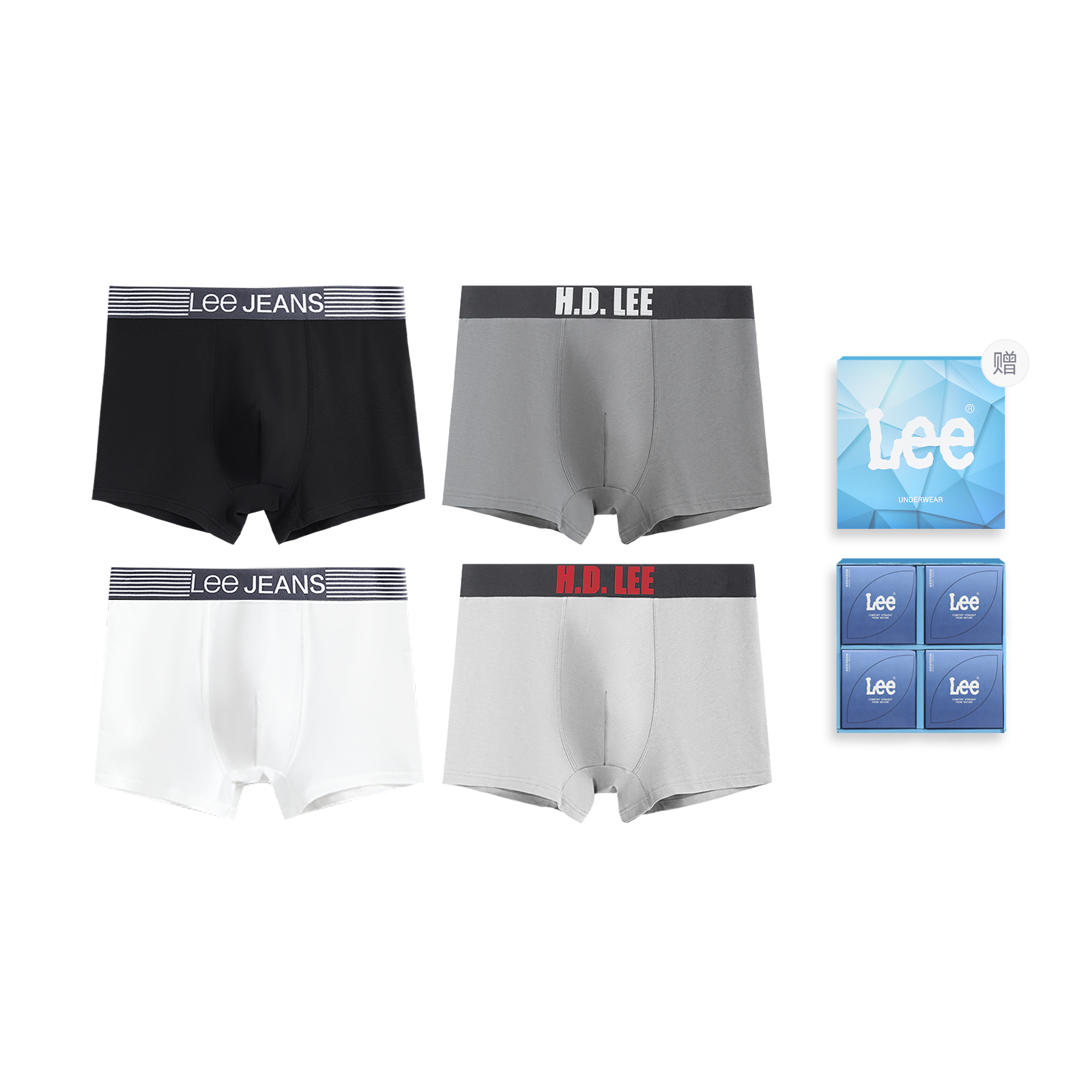 Lee Подарочный набор мужского белья Xline, 4 штуки
Lee Подарочный набор мужского белья Xline, 4 штуки