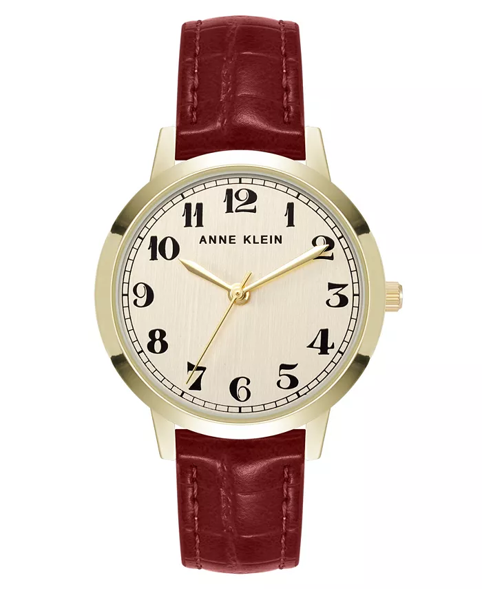 Женские часы Quartz Casual красные из полиуретановой кожи и металлического сплава золотистого оттенка в стиле Boyfriend, 34 мм Anne Klein, Позолоченный, Женские часы Quartz Casual красные из полиуретановой кожи и металлического сплава золотистого оттенка
Женские часы Quartz Casual красные из полиуретановой кожи и металлического сплава золотистого оттенка в стиле Boyfriend, 34 мм Anne Klein, Позолоченный, Женские часы Quartz Casual красные из полиуретановой кожи и металлического сплава золотистого оттенка