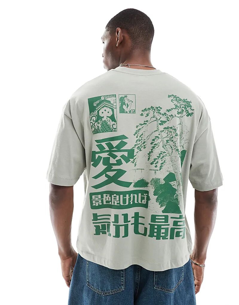 Футболка свободного кроя ASOS DESIGN с сувенирной графикой серого цвета
Футболка свободного кроя ASOS DESIGN с сувенирной графикой серого цвета