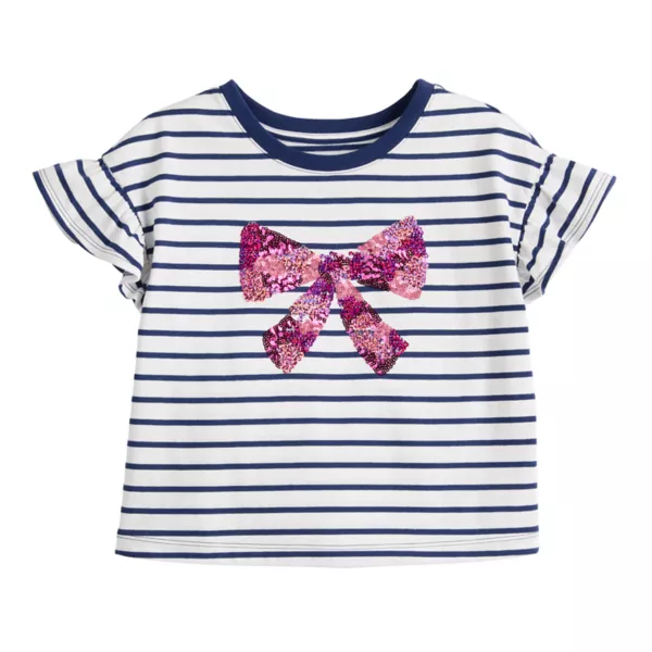 Футболка с расклешенными рукавами для девочек 4-12 лет Jumping Beans, цвет pink sequined bow
Футболка с расклешенными рукавами для девочек 4-12 лет Jumping Beans, цвет pink sequined bow