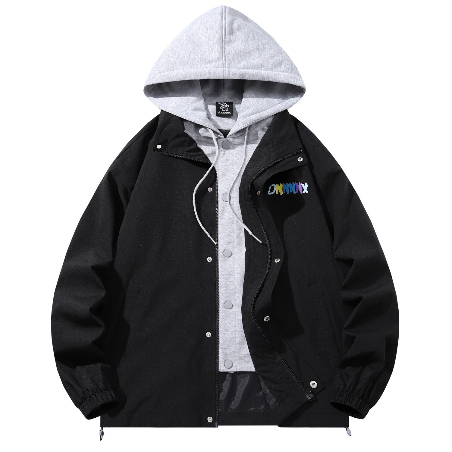 Dnnnnx куртка унисекс, Черный (толстовка с капюшоном)
Dnnnnx куртка унисекс, Черный (толстовка с капюшоном)