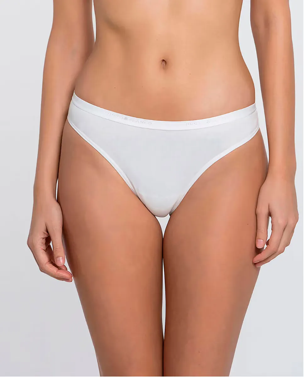 В упаковке 2 хлопчатобумажных стринги с прорезиненным логотипом Punto Blanco, белый
В упаковке 2 хлопчатобумажных стринги с прорезиненным логотипом Punto Blanco, белый