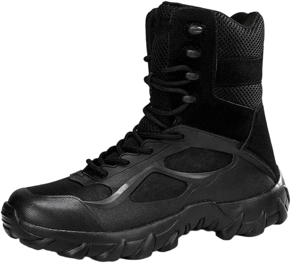 Мужские мотоциклетные ботинки для пустыни, безопасности, скалолазания, походов, противоскользящие ультралегкие охотничьи ботинки Generic, черный
Мужские мотоциклетные ботинки для пустыни, безопасности, скалолазания, походов, противоскользящие ультралегкие охотничьи ботинки Generic, черный