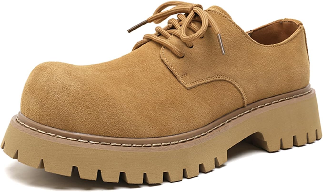 Мужские кожаные туфли с шнуровкой на платформе, с круглым носком, оксфорды, круглые носки, классические туфли с круглым носком, массивной подошвой, лоферы в винтажном стиле, формальные деловые и свадебные дерби Zzyyzzyy, желтый
Мужские кожаные туфли с шнуровкой на платформе, с круглым носком, оксфорды, круглые носки, классические туфли с круглым носком, массивной подошвой, лоферы в винтажном стиле, формальные деловые и свадебные дерби Zzyyzzyy, желтый
