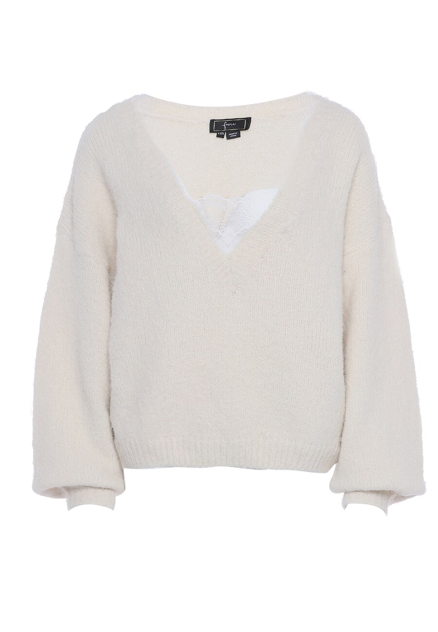 Свитер faina, White/Wool White
Свитер faina, White/Wool White