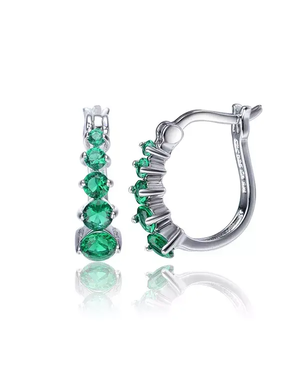Серьги-Кольца для девочек-подростков Gigi Girl из стерлингового серебра с кубическими цирконами Gigigirl, green
Серьги-Кольца для девочек-подростков Gigi Girl из стерлингового серебра с кубическими цирконами Gigigirl, green