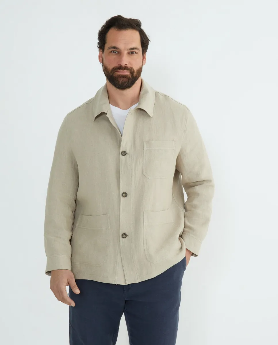 Мужской рабочий костюм из 100% льна, большие размеры Emidio Tucci, цвет Piedra
Мужской рабочий костюм из 100% льна, большие размеры Emidio Tucci, цвет Piedra