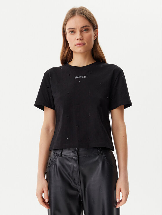 Футболка обычного кроя V5GI00 I3Z14 Guess, черный 
Футболка обычного кроя V5GI00 I3Z14 Guess, черный