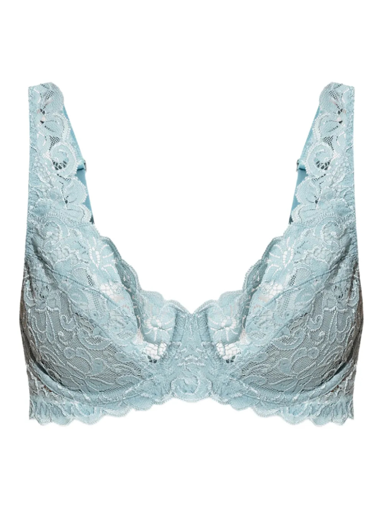Кружевной бюстгальтер на косточках Hanro, синий
Кружевной бюстгальтер на косточках Hanro, синий