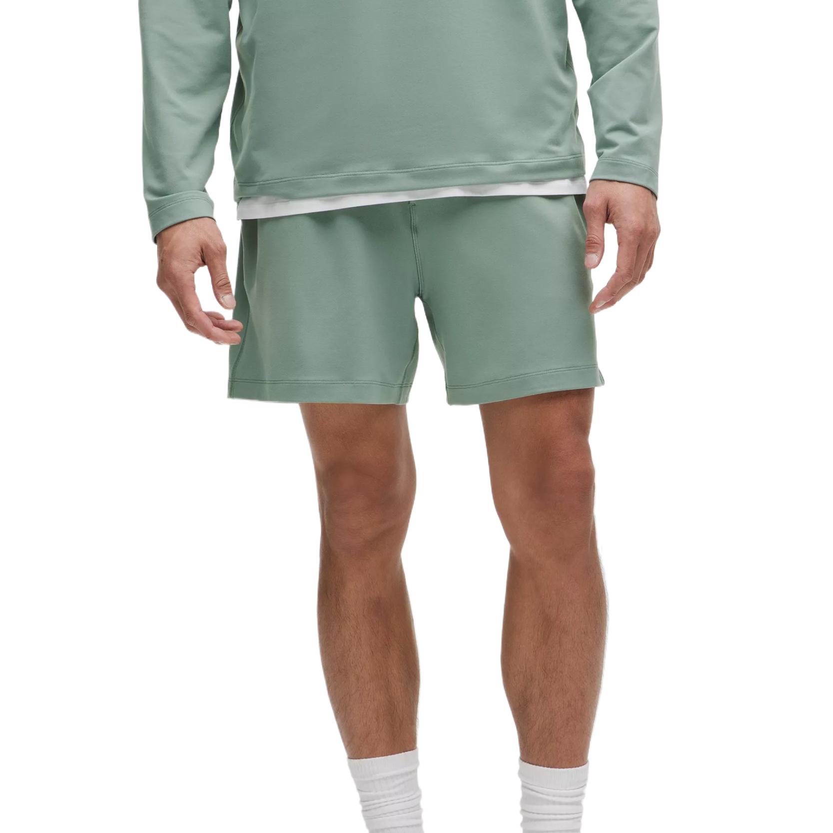 Lululemon Мужские мягкие джерси шорты 5' Green
Lululemon Мужские мягкие джерси шорты 5' Green