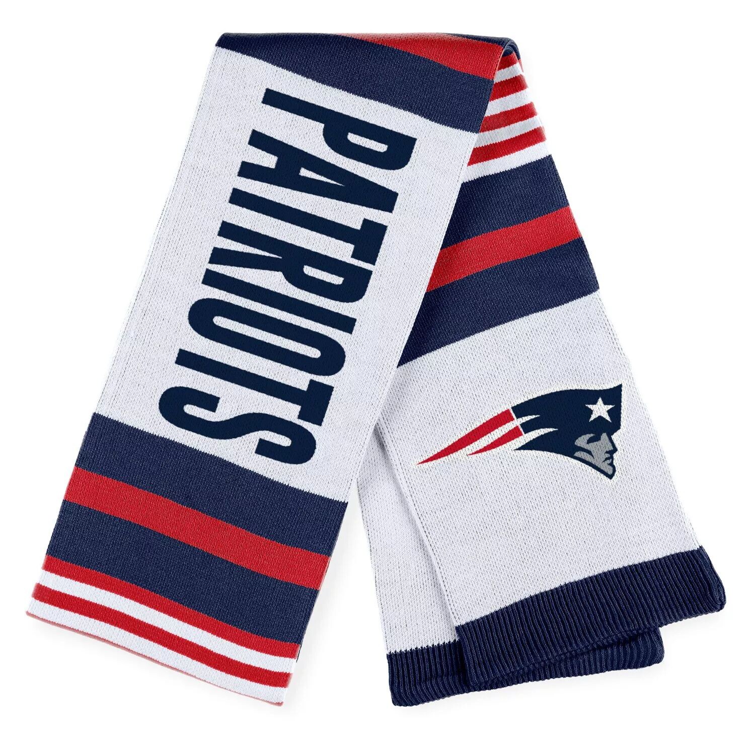 Женская одежда от Erin Andrews Жаккардовый полосатый шарф New England Patriots
Женская одежда от Erin Andrews Жаккардовый полосатый шарф New England Patriots