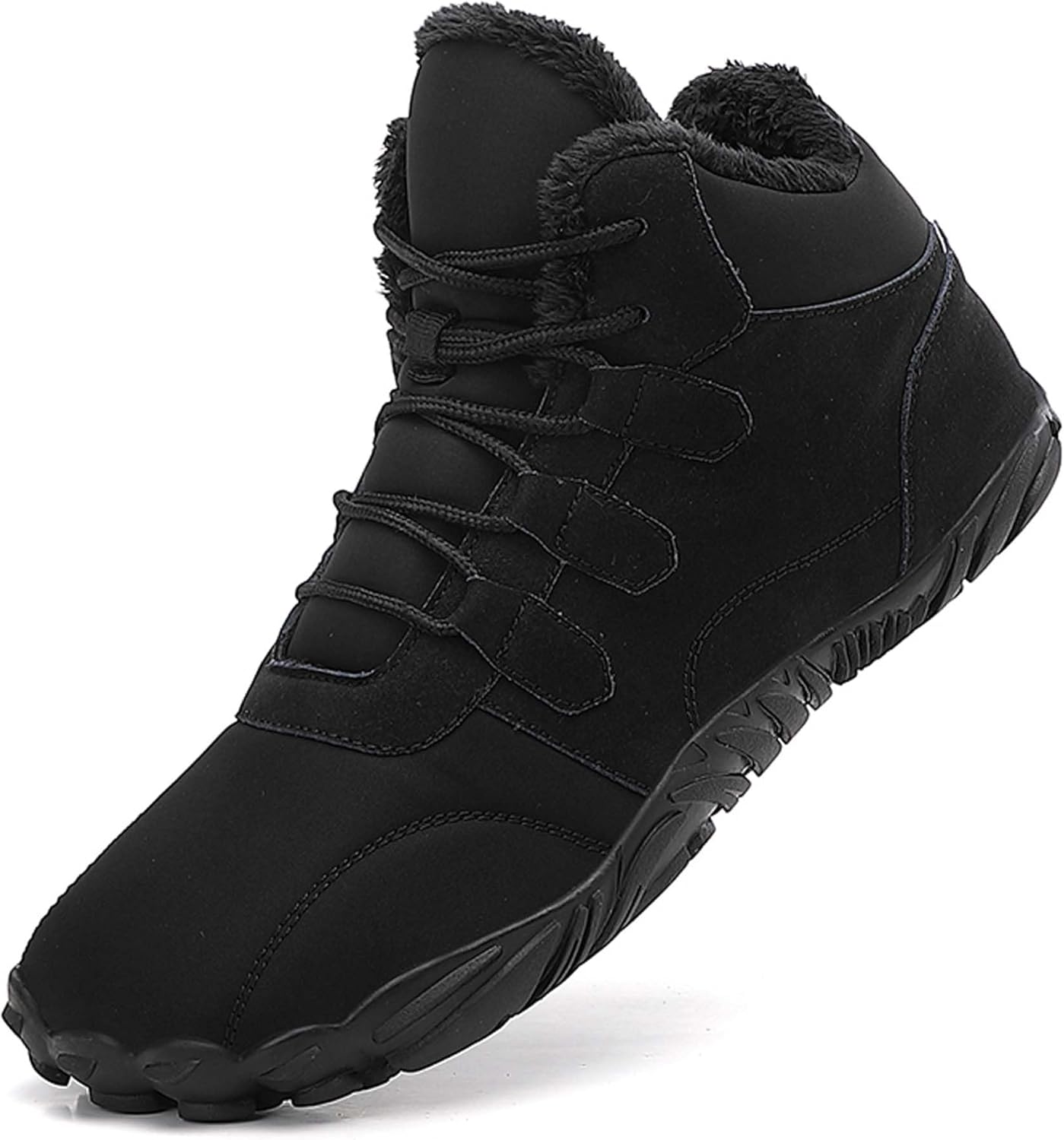 Зимние походные ботинки для мужчин и женщин с голыми ногами, водонепроницаемые снежные ботинки с широкой носовой частью, минималистичные, с теплой меховой подкладкой, нулевая посадка, повседневные прогулочные кроссовки Generic, черный
Зимние походные ботинки для мужчин и женщин с голыми ногами, водонепроницаемые снежные ботинки с широкой носовой частью, минималистичные, с теплой меховой подкладкой, нулевая посадка, повседневные прогулочные кроссовки Generic, черный