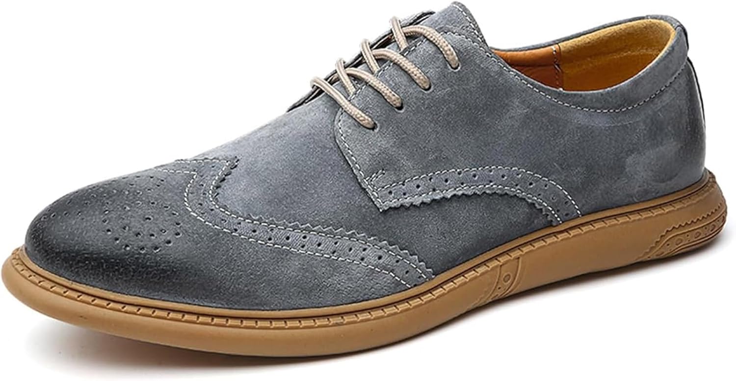 Мужские винтажные кожаные оксфорды с низким каблуком, шнуровкой, деловые и повседневные дерби Xinduoyu, серый
Мужские винтажные кожаные оксфорды с низким каблуком, шнуровкой, деловые и повседневные дерби Xinduoyu, серый