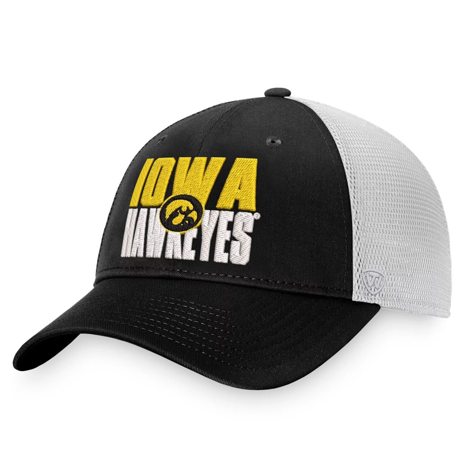 Мужская черно-белая кепка Top of the World Iowa Hawkeyes Stockpile Trucker Snapback
Мужская черно-белая кепка Top of the World Iowa Hawkeyes Stockpile Trucker Snapback