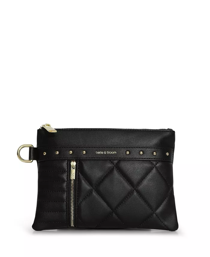 Кошелек Be Mine с стеганым узором Belle & Bloom, черный 
Кошелек Be Mine с стеганым узором Belle & Bloom, черный