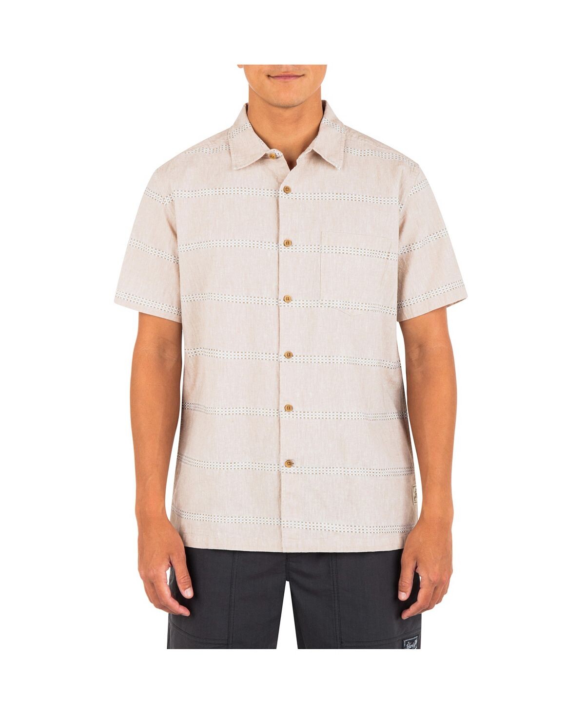 Мужская льняная рубашка с коротким рукавом Rincon Hurley
Мужская льняная рубашка с коротким рукавом Rincon Hurley