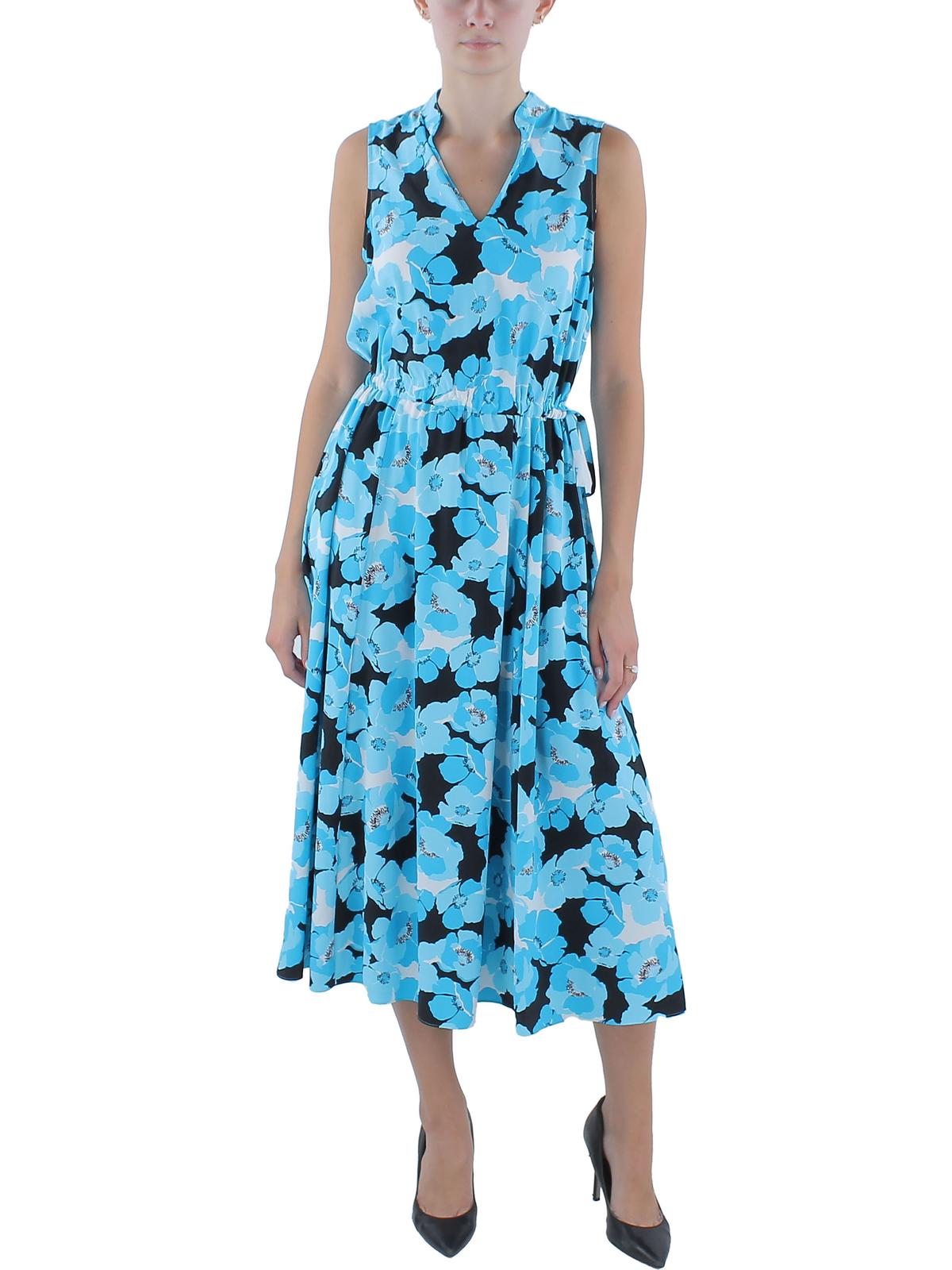 Женское длинное платье миди с завязками на талии Anne Klein, цвет tropical blue multi
Женское длинное платье миди с завязками на талии Anne Klein, цвет tropical blue multi