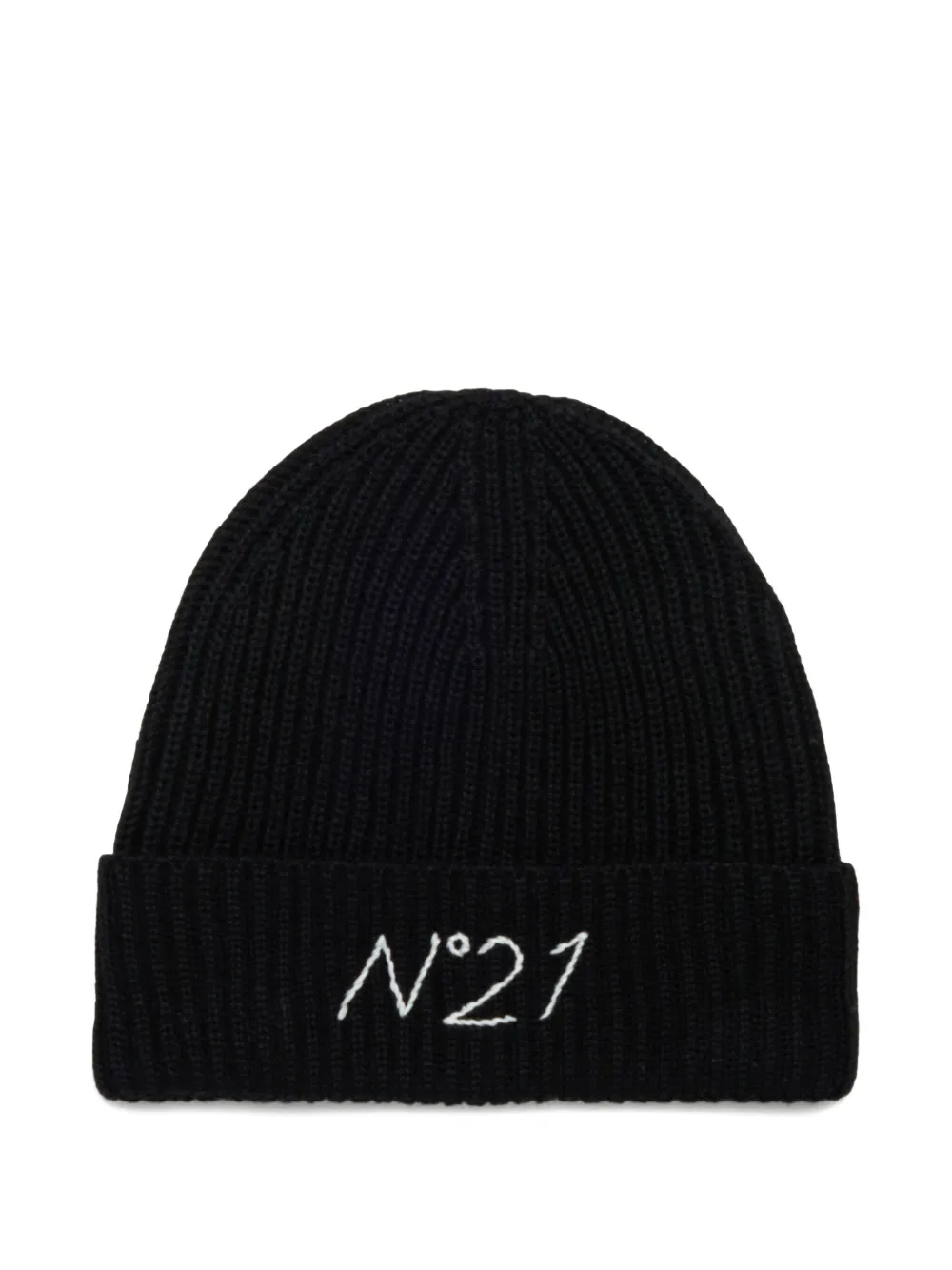 Шапка бини в рубчик Nº21 Kids, черный
Шапка бини в рубчик Nº21 Kids, черный