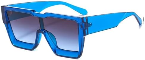 Крупные цельные квадратные солнцезащитные очки для женщин, модные солнцезащитные очки в больших оправах для мужчин, женские очки с защитой от УФ-излучения UV400 MTZJH, One Size
Крупные цельные квадратные солнцезащитные очки для женщин, модные солнцезащитные очки в больших оправах для мужчин, женские очки с защитой от УФ-излучения UV400 MTZJH, One Size