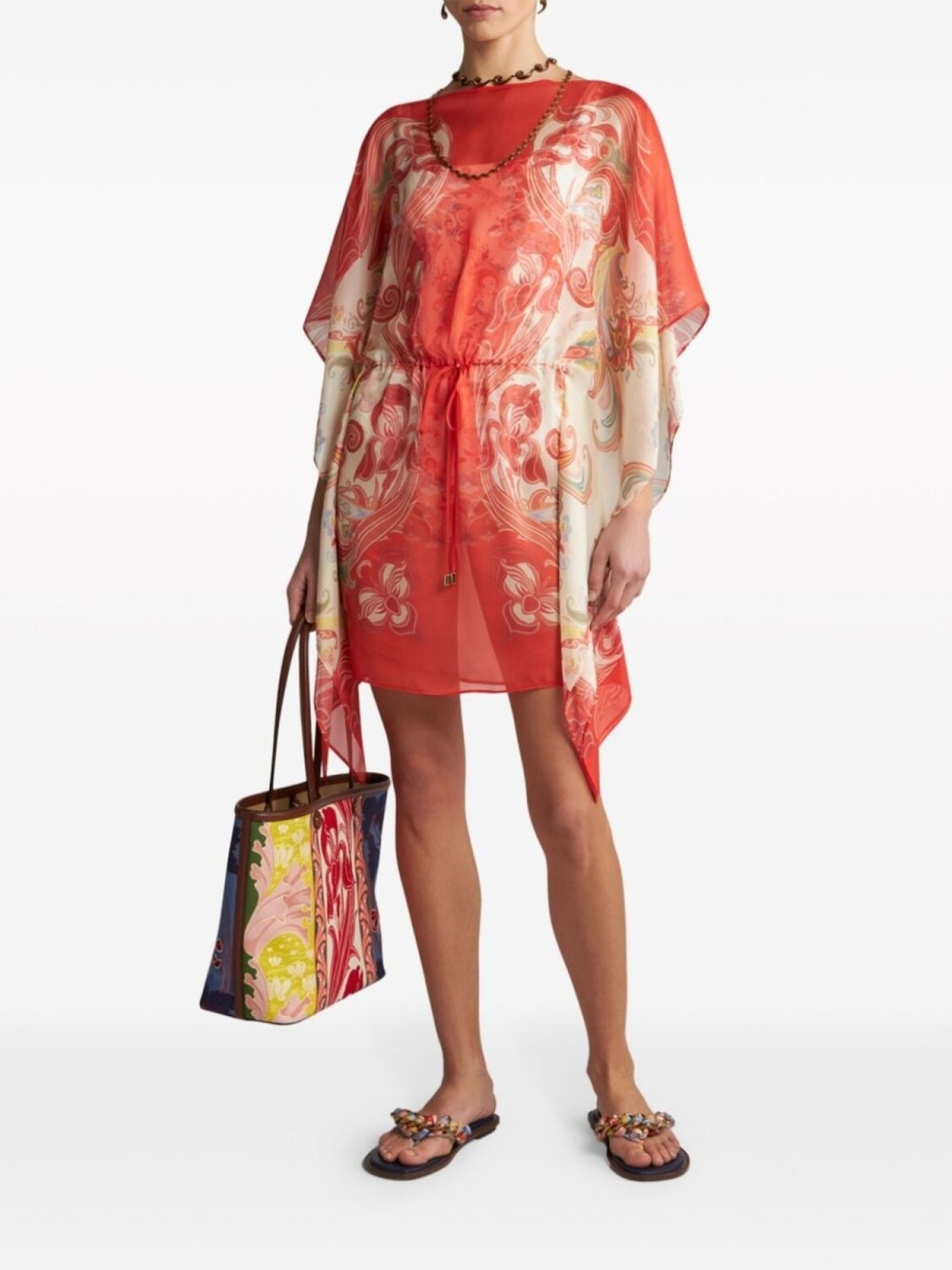 ETRO шелковое платье-кафтан с принтом пейсли, красный
ETRO шелковое платье-кафтан с принтом пейсли, красный