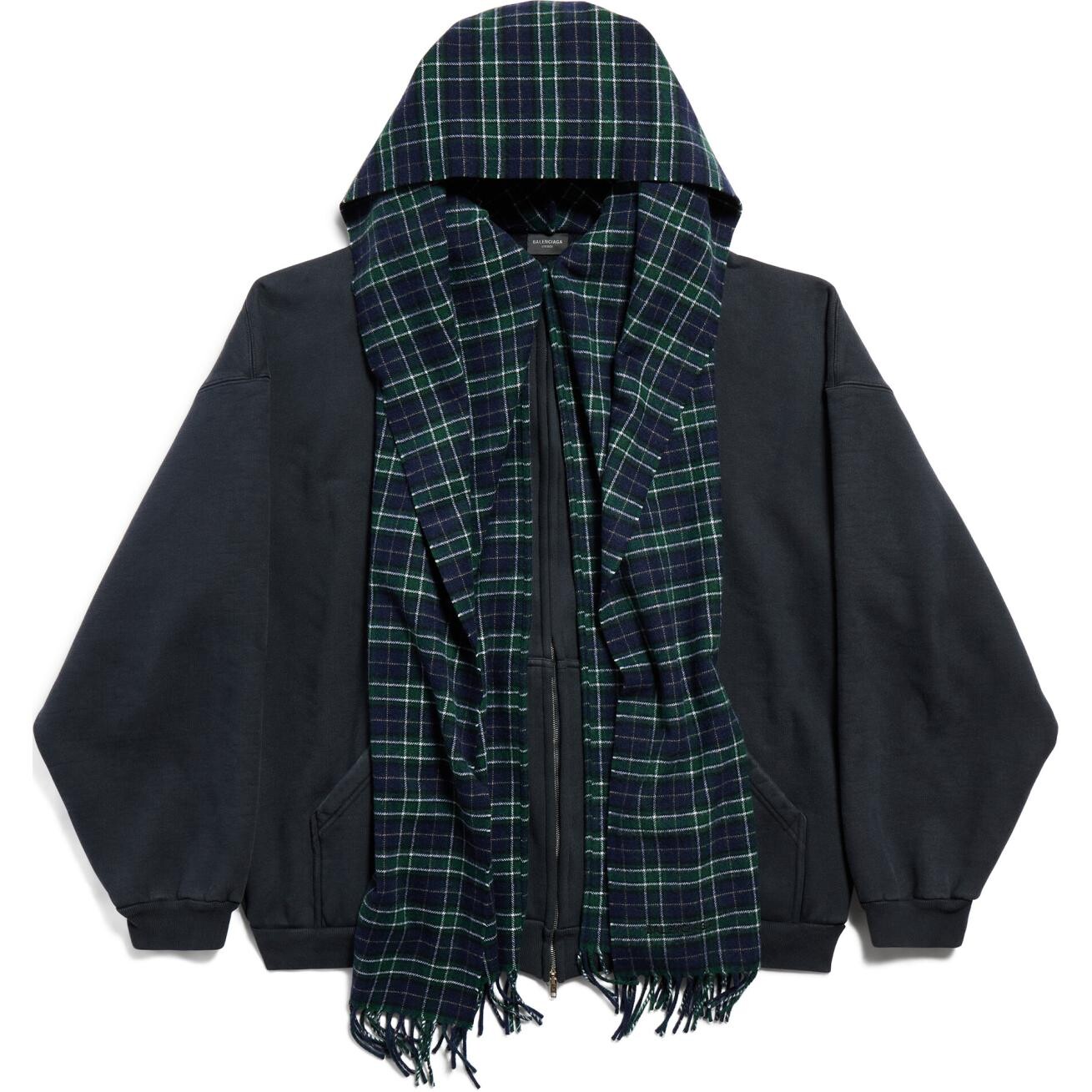 Куртка унисекс темно-синяя Balenciaga, темно-синий 
Куртка унисекс темно-синяя Balenciaga, темно-синий