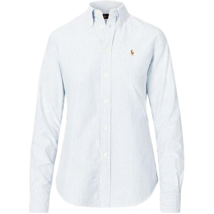 Футболка женская синяя белая Polo Ralph Lauren 
Футболка женская синяя белая Polo Ralph Lauren